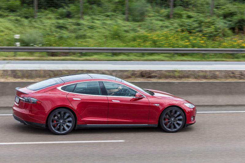 Tesla Model S luxury electric sedan